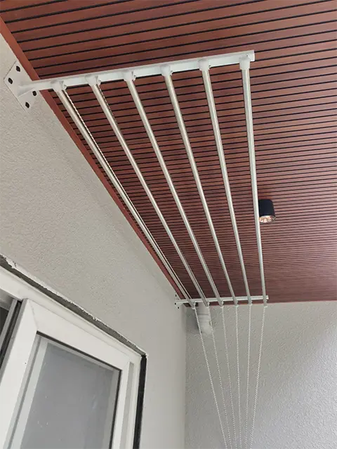 wall-mounted mounted clothes drying rack